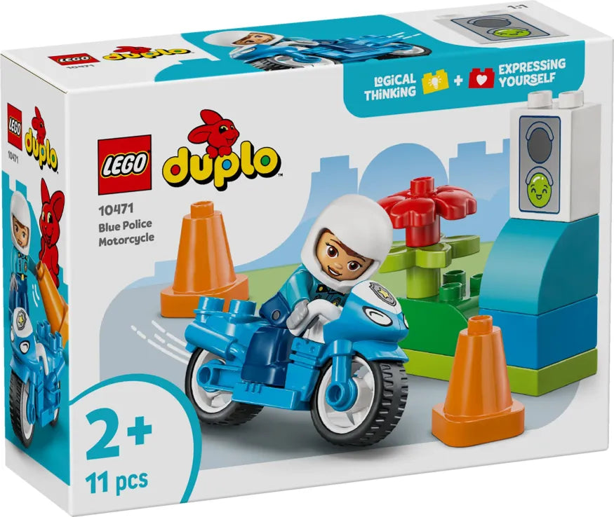 LEGO Duplo Blue Police Motorcycle (10471)