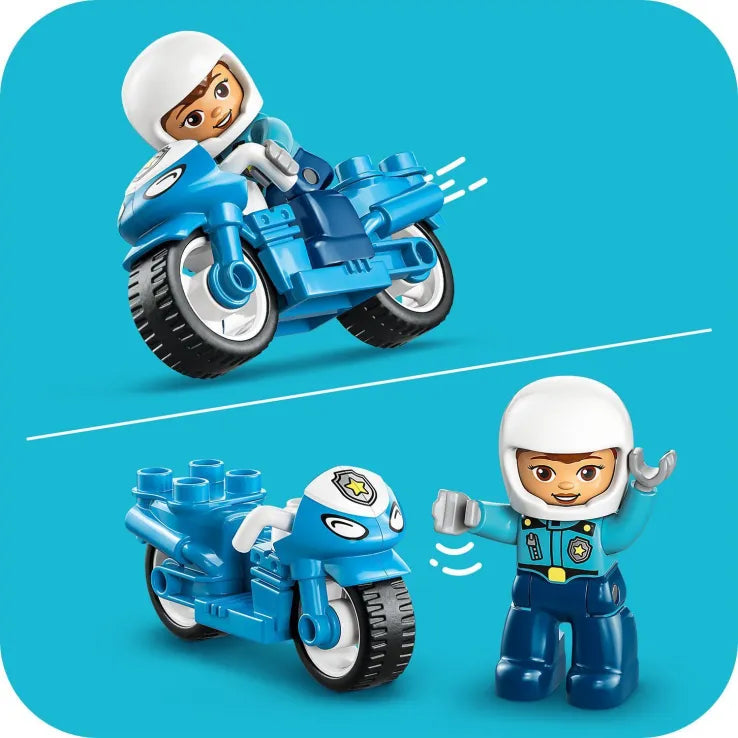 LEGO Duplo Blue Police Motorcycle (10471)