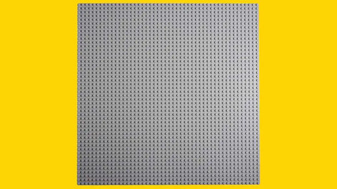 Lego classic gray baseplate sales
