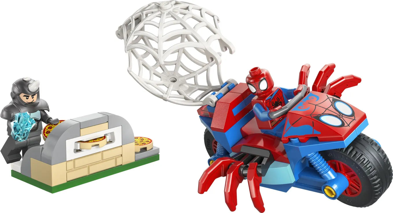 LEGO Marvel Spidey On His Motorcycle vs. Rhino (11206)