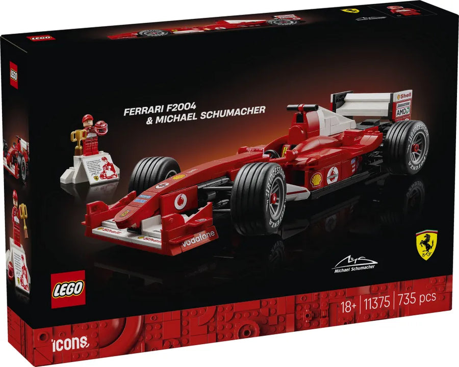 LEGO Icons Ferrari F2004 & Michael Schumacher (11375) - Fun Planet