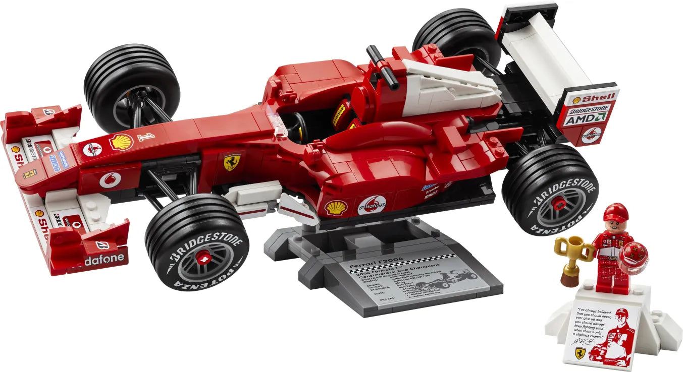 LEGO Icons Ferrari F2004 & Michael Schumacher (11375) - Fun Planet