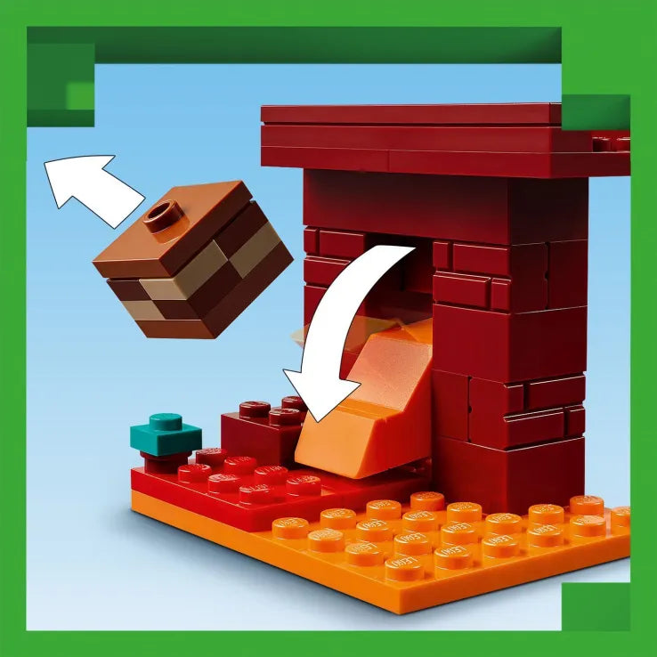 LEGO Minecraft The Nether Lava Battle (21266) - Fun Planet