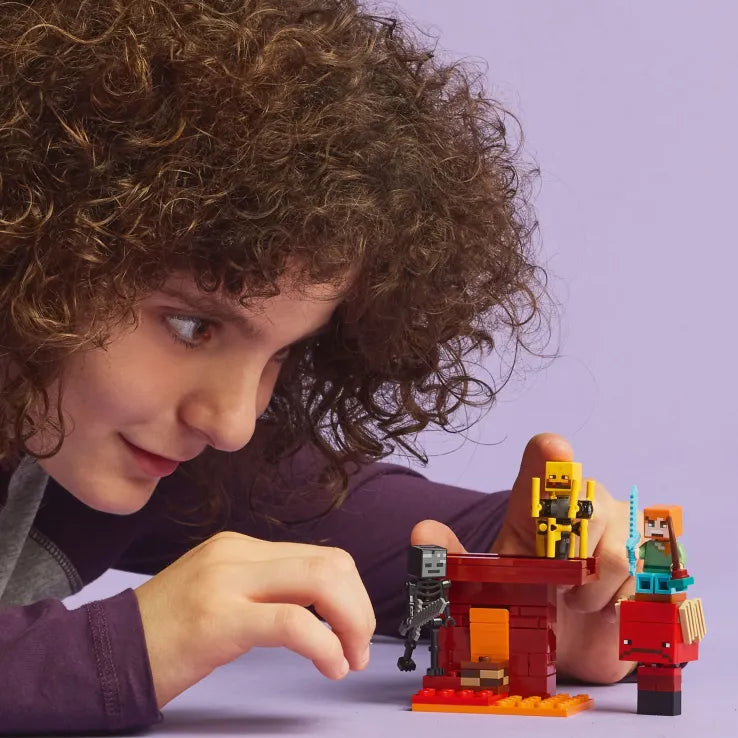 LEGO Minecraft The Nether Lava Battle (21266) - Fun Planet