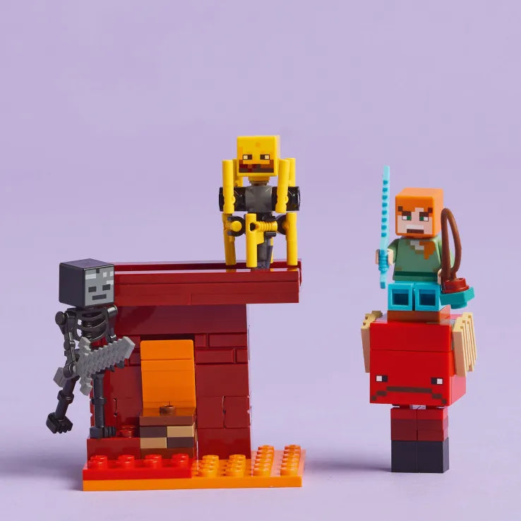 LEGO Minecraft The Nether Lava Battle (21266) - Fun Planet