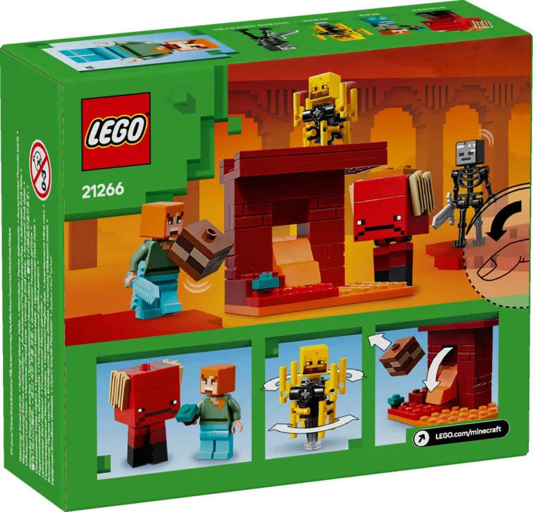 LEGO Minecraft The Nether Lava Battle (21266) - Fun Planet
