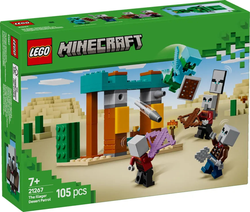 LEGO Minecraft The Illager Desert Patrol (21267) - Fun Planet