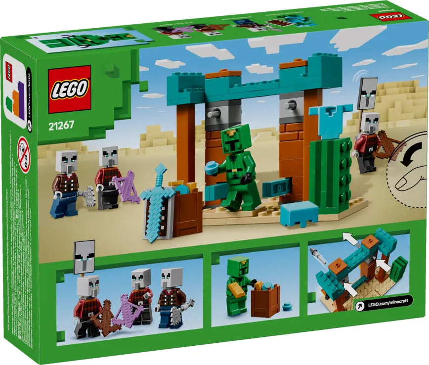 LEGO Minecraft The Illager Desert Patrol (21267) - Fun Planet