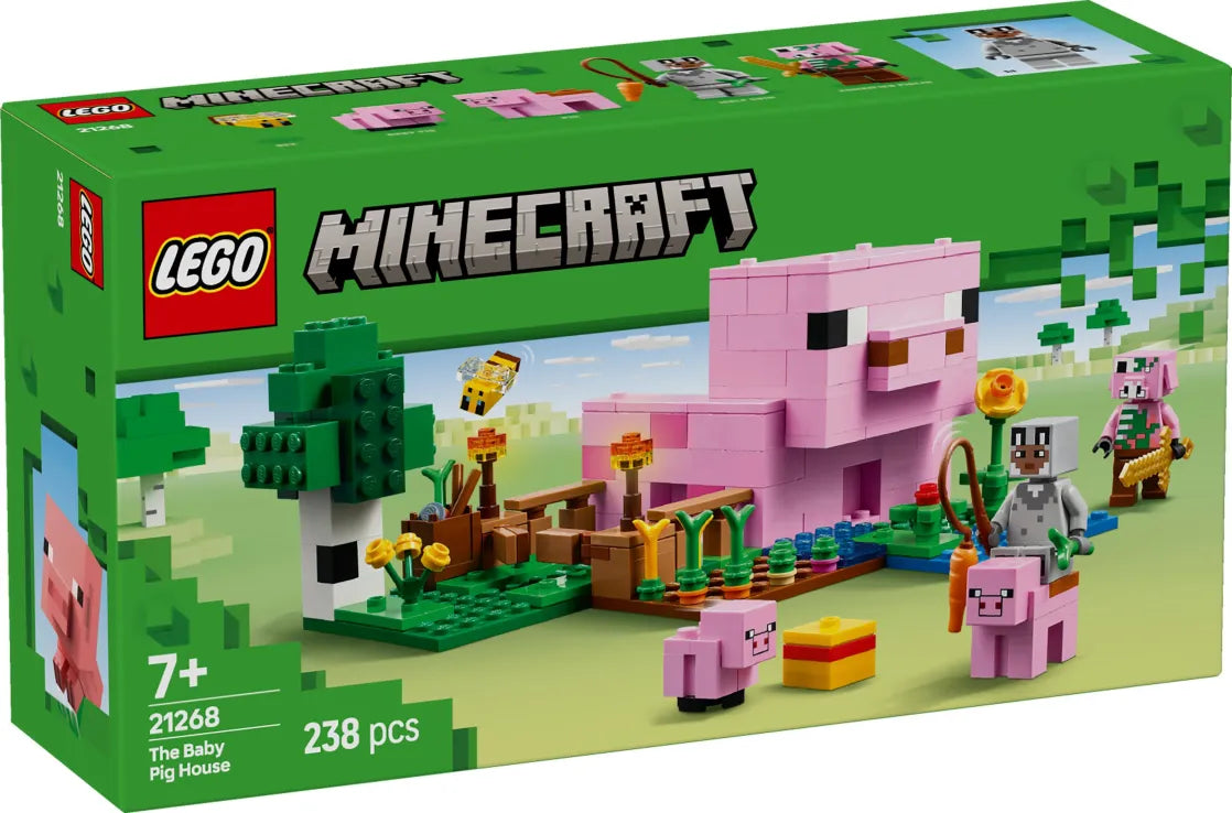 LEGO Minecraft The Baby Pig House (21268) - Fun Planet