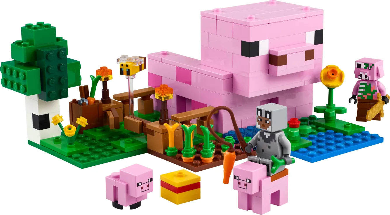 LEGO Minecraft The Baby Pig House (21268) - Fun Planet