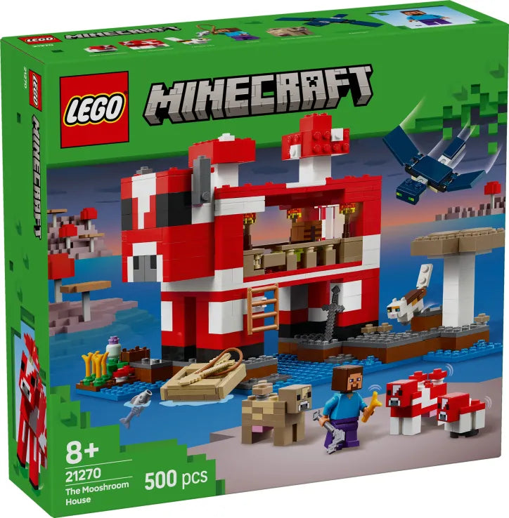 LEGO Minecraft The Mooshroom House (21270) - Fun Planet