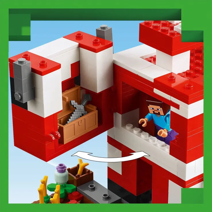 LEGO Minecraft The Mooshroom House (21270) - Fun Planet