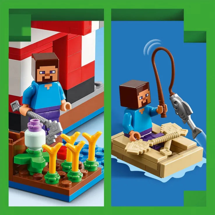 LEGO Minecraft The Mooshroom House (21270) - Fun Planet