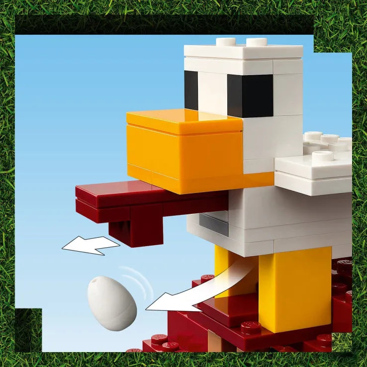 LEGO Minecraft The Ghast Balloon Village Attack (21273) - Fun Planet
