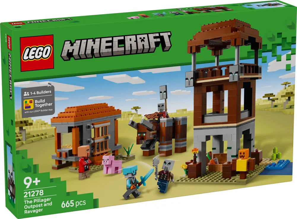 LEGO Minecraft The Pillager Outpost & Ravager (21278) - Fun Planet