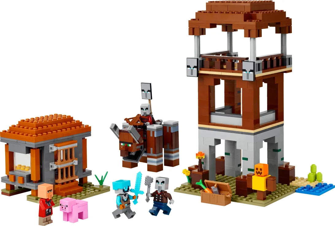 LEGO Minecraft The Pillager Outpost & Ravager (21278) - Fun Planet