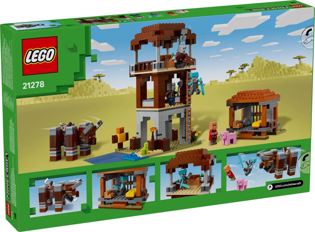 LEGO Minecraft The Pillager Outpost & Ravager (21278) - Fun Planet