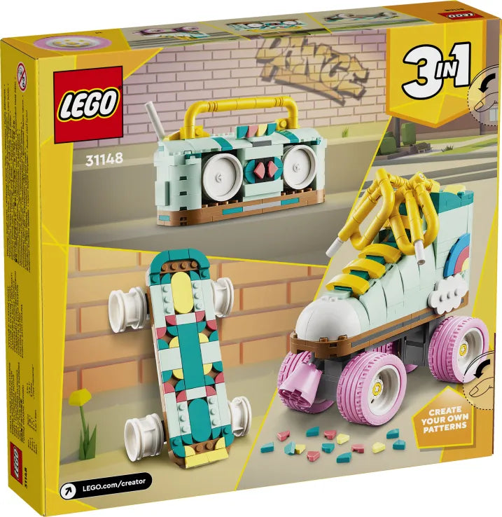 LEGO Creator 3in1 Retro Roller Skate (31148) - Fun Planet