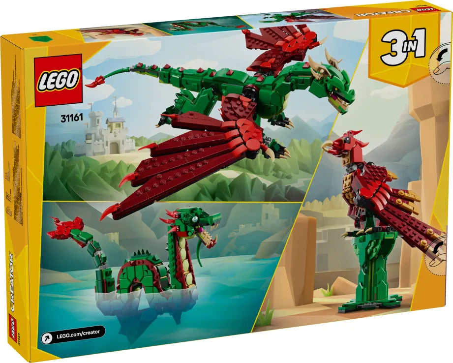 LEGO Creator 3in1 Medieval Dragon (31161) - Fun Planet
