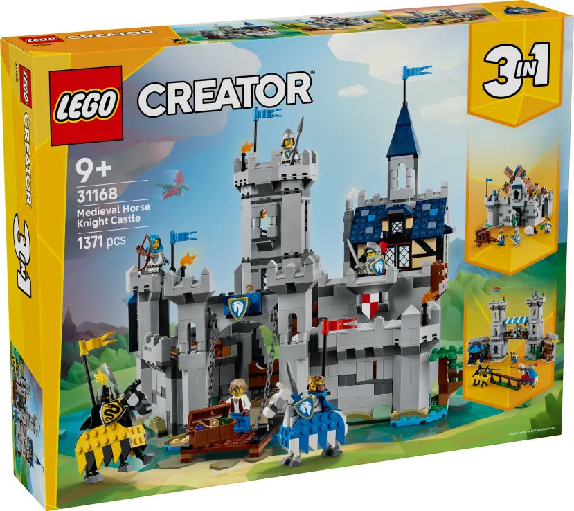 LEGO Creator 3in1 Medieval Horse Knight Castle (31168)