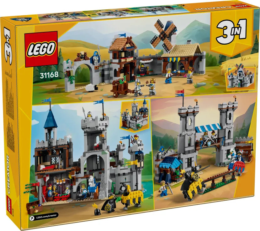 LEGO Creator 3in1 Medieval Horse Knight Castle (31168)