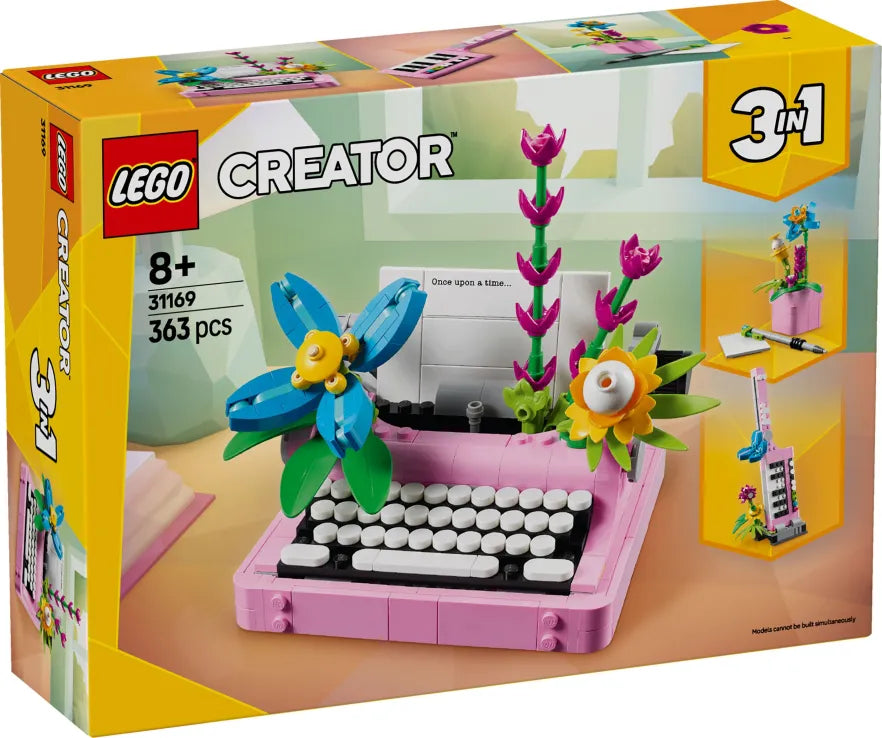 LEGO Creator 3in1 Typewriter With Flowers (31169) - Fun Planet