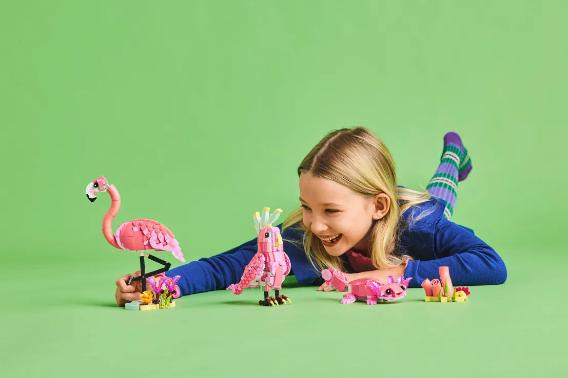 LEGO Creator 3in1 Wild Animals: Pink Flamingo (31170) - Fun Planet