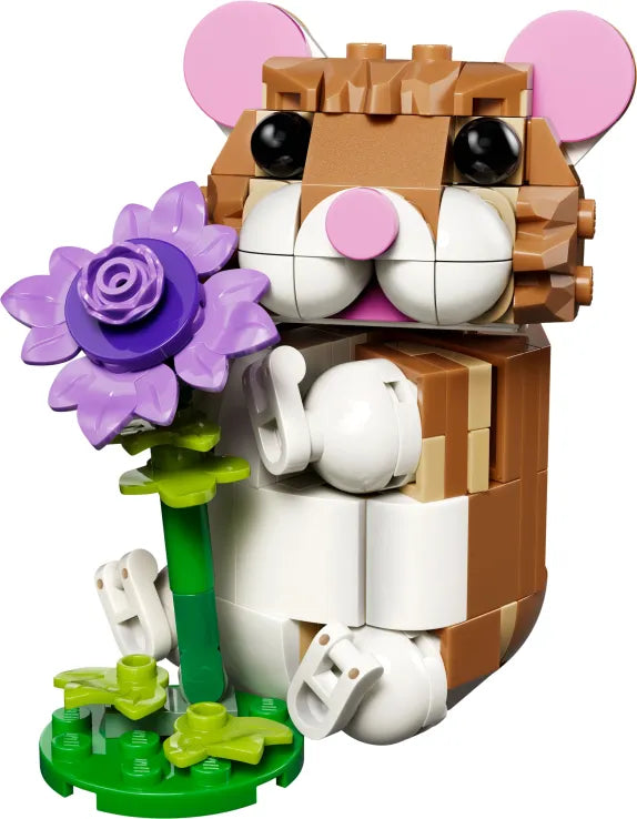 LEGO Creator 3in1 Cute Hamster With A Flower (31376) - Fun Planet