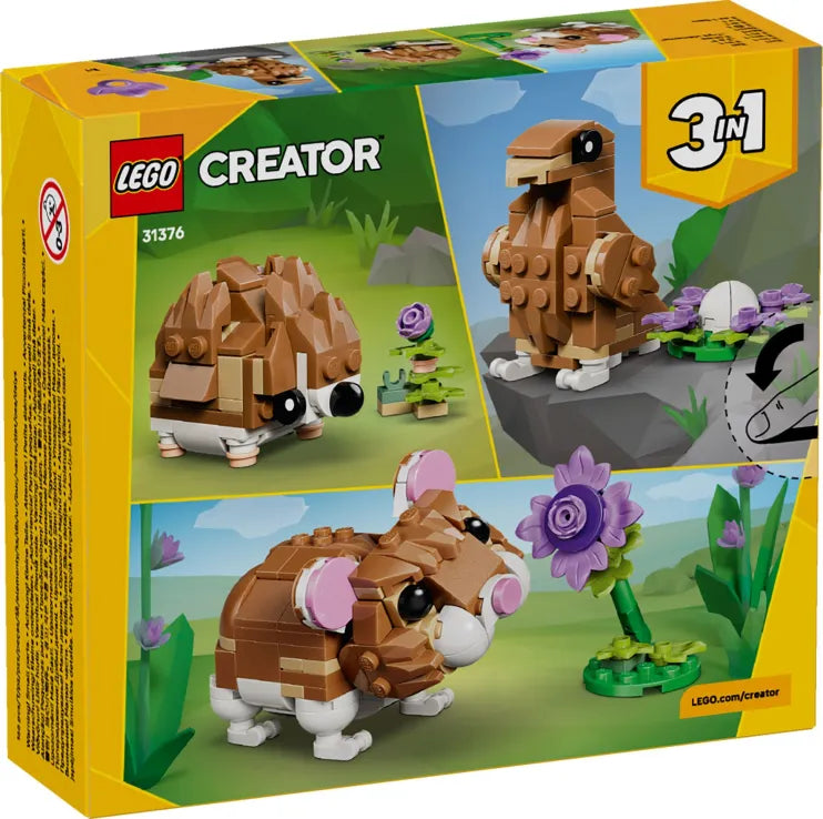 LEGO Creator 3in1 Cute Hamster With A Flower (31376) - Fun Planet