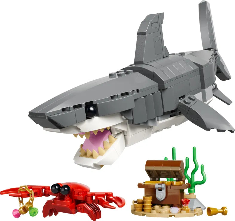 LEGO Creator 3in1 Fierce Shark With A Treasure Chest (31381)