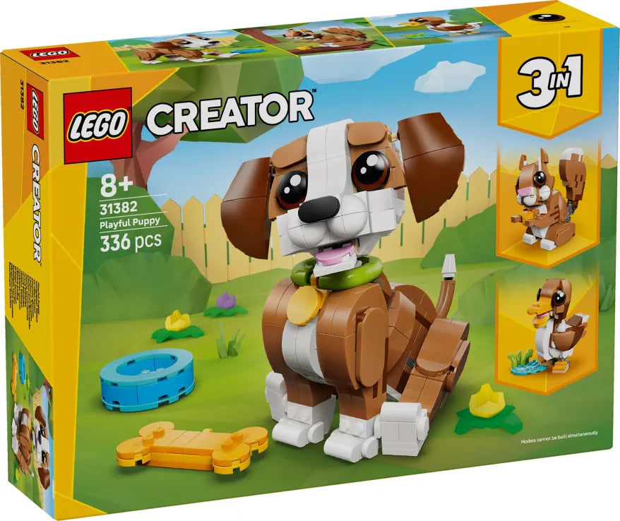 LEGO Creator 3in1 Cute Animals Playful Puppy Dog (31382)