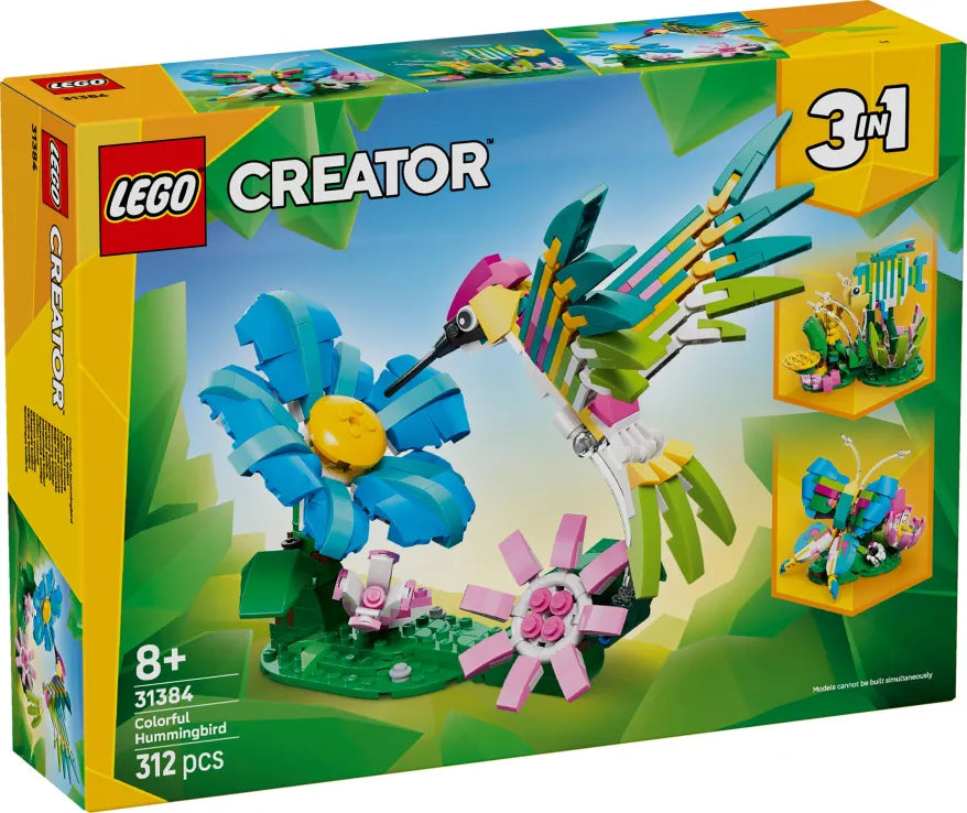LEGO Creator 3in1 Wild Animals Colorful Hummingbird (31384)