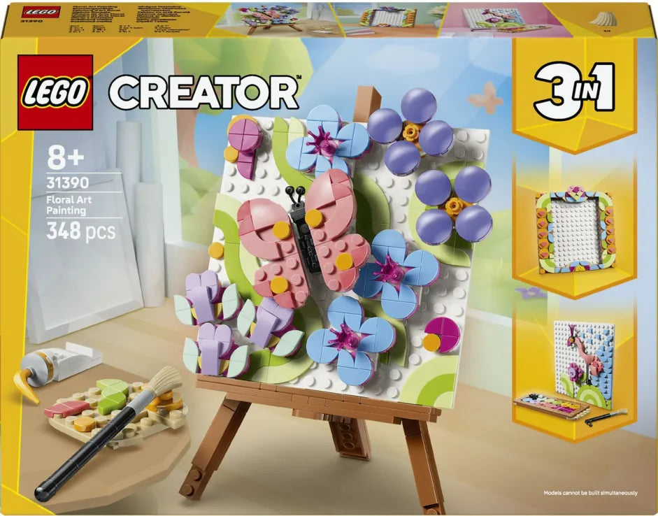 LEGO® Creator 3in1 Floral Art Decor Painting (31390)
