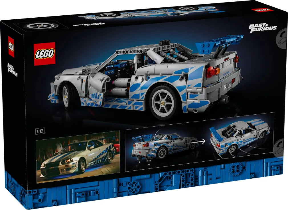 LEGO Technic 2 Fast 2 Furious Nissan Skyline GT-R R34 (42210) - Fun Planet