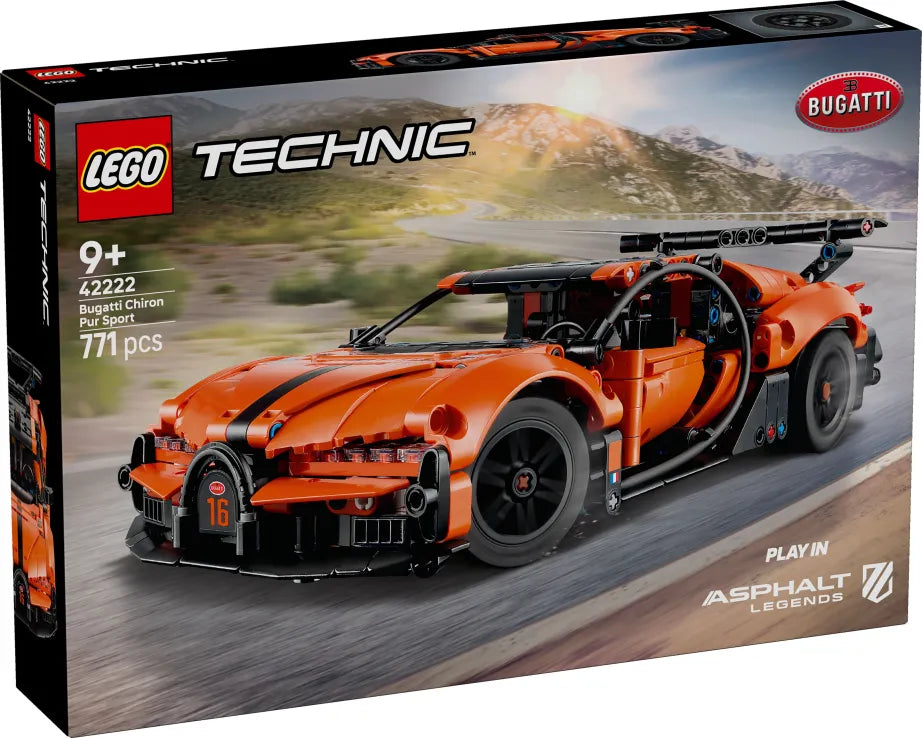 LEGO Technic Bugatti Chiron Pur Sport Hypercar (42222) - Fun Planet