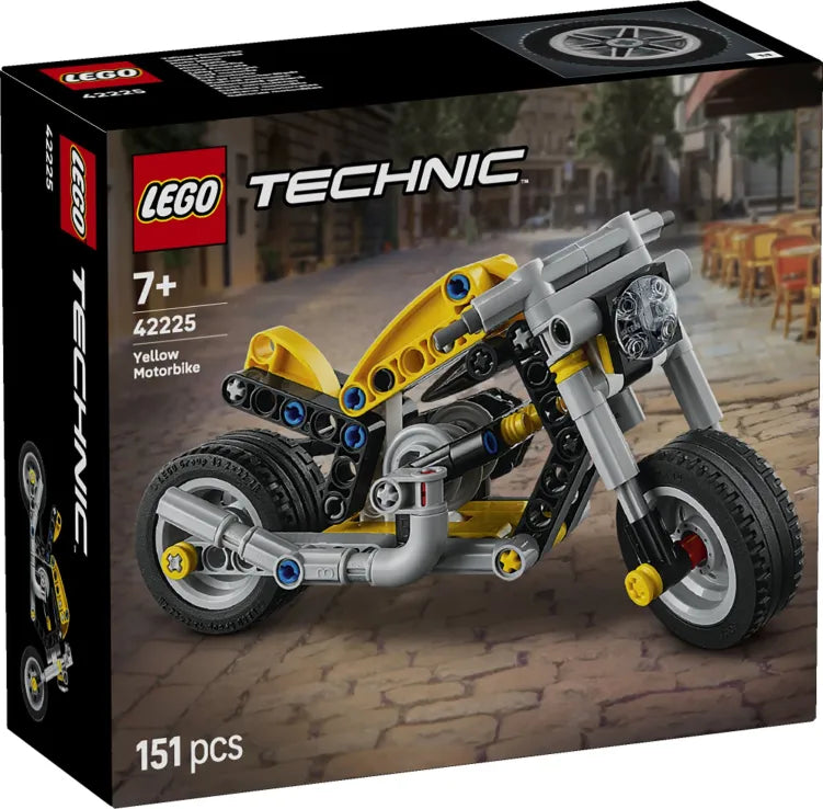 LEGO Technic Yellow Motorcycle (42225) - Fun Planet