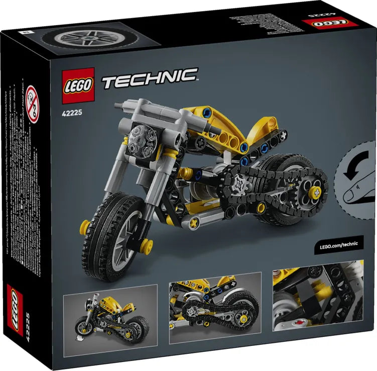 LEGO Technic Yellow Motorcycle (42225) - Fun Planet