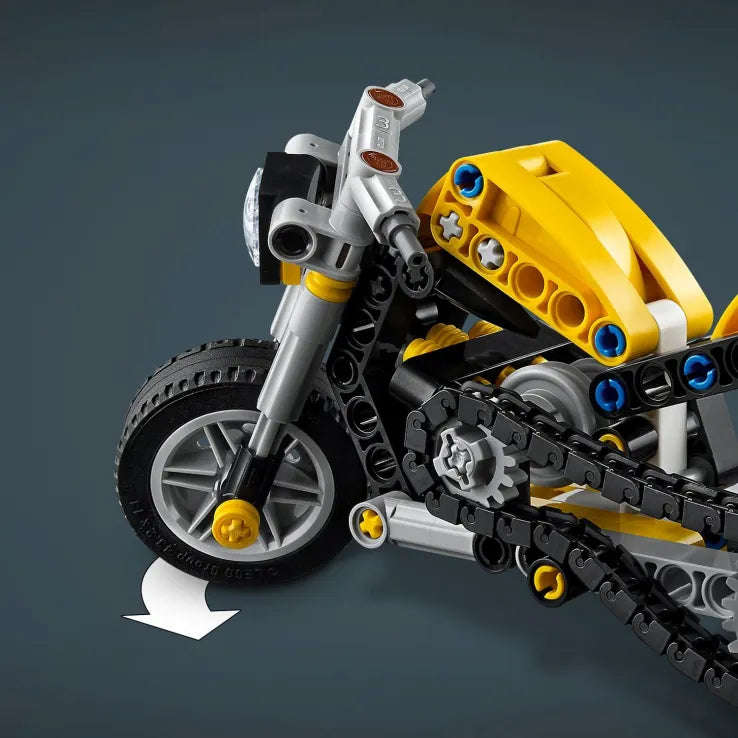 LEGO Technic Yellow Motorcycle (42225) - Fun Planet