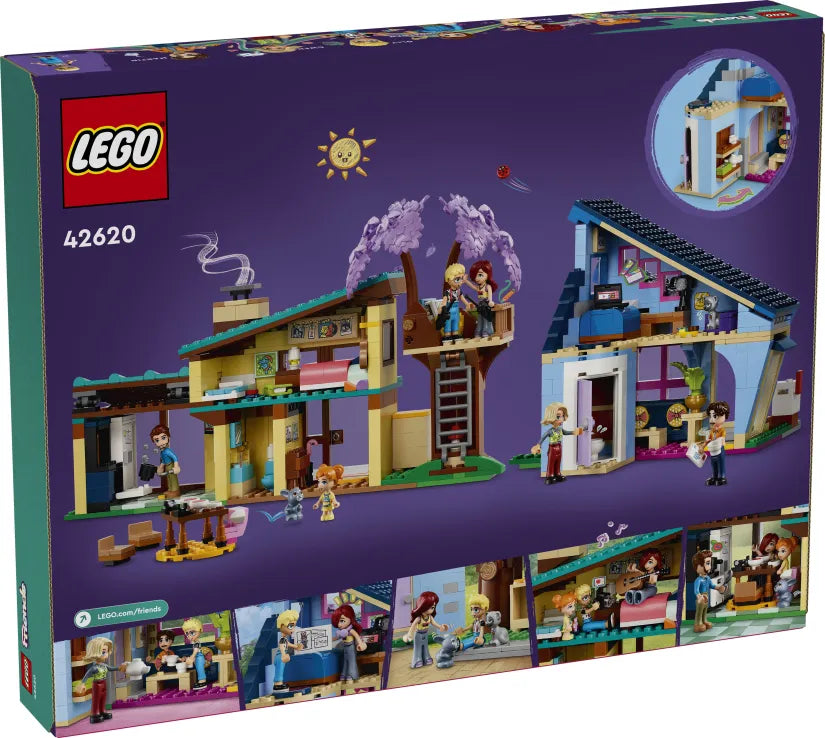 LEGO Friends Olly & Paisley's Family Houses (42620) - Fun Planet