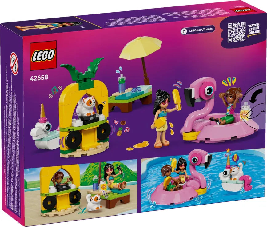 LEGO Friends Unicorn & Flamingo Pool Party (42658) - Fun Planet