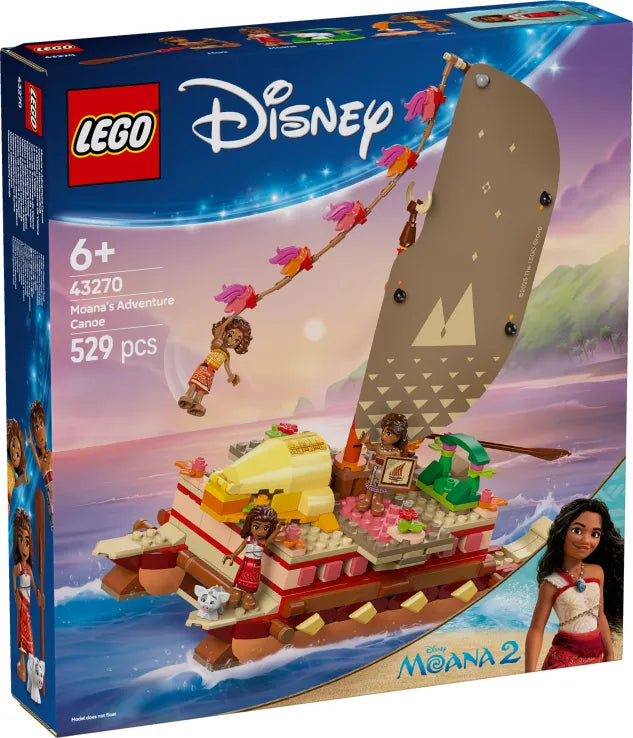LEGO Disney Princess Moana's Adventure Canoe (43270) - Fun Planet