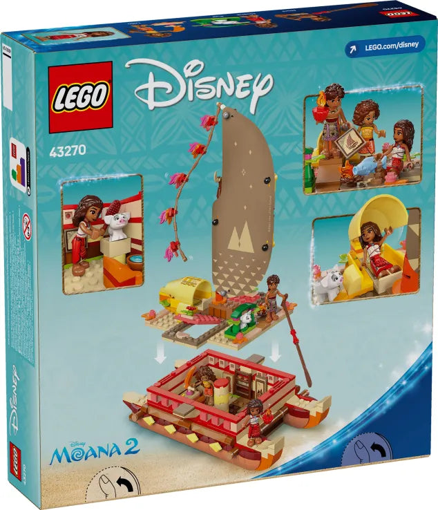 LEGO Disney Princess Moana's Adventure Canoe (43270) - Fun Planet