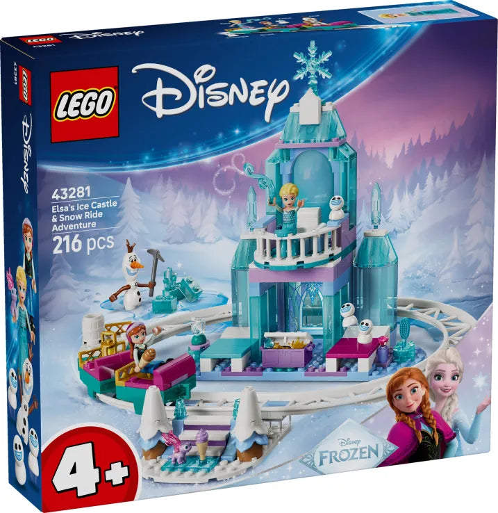 LEGO Disney Princess Elsa's Ice Castle & Snow Ride Adventure (43281)