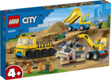 LEGO City Construction Trucks & Wrecking Ball Crane (60391) - Fun Planet