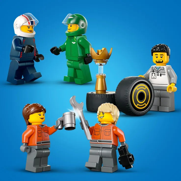 LEGO City F1 Truck With RB20 & AMR24 F1 Cars (60445) - Fun Planet