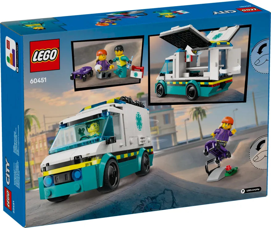 LEGO City Emergency Ambulance (60451) - Fun Planet
