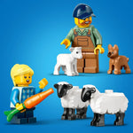 LEGO City Red Farm Tractor With Trailer & Sheep (60461)
