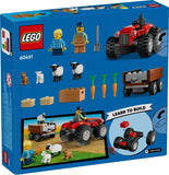 LEGO City Red Farm Tractor With Trailer & Sheep (60461)