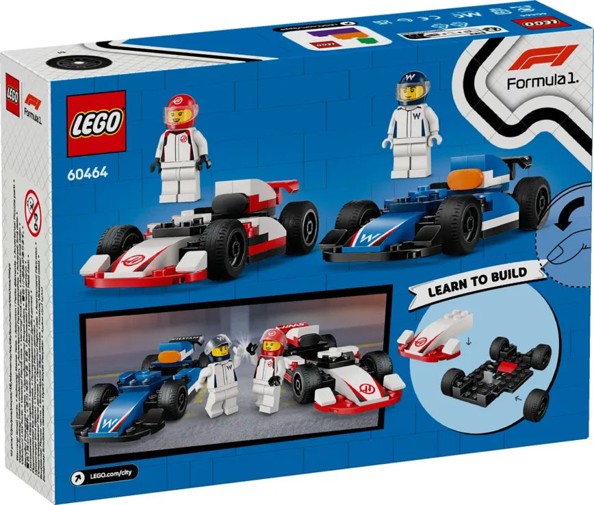 LEGO City F1® Williams Racing & HAAS F1® Race Cars (60464) - Fun Planet