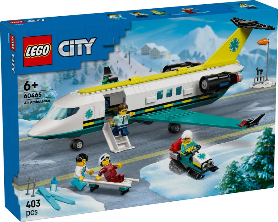 LEGO City Emergency Air Ambulane Airplane (60465) - Fun Planet